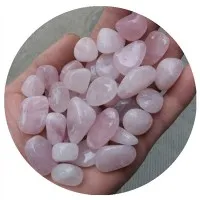 Sou entènèt jwèt Crystal Tumbled Stone